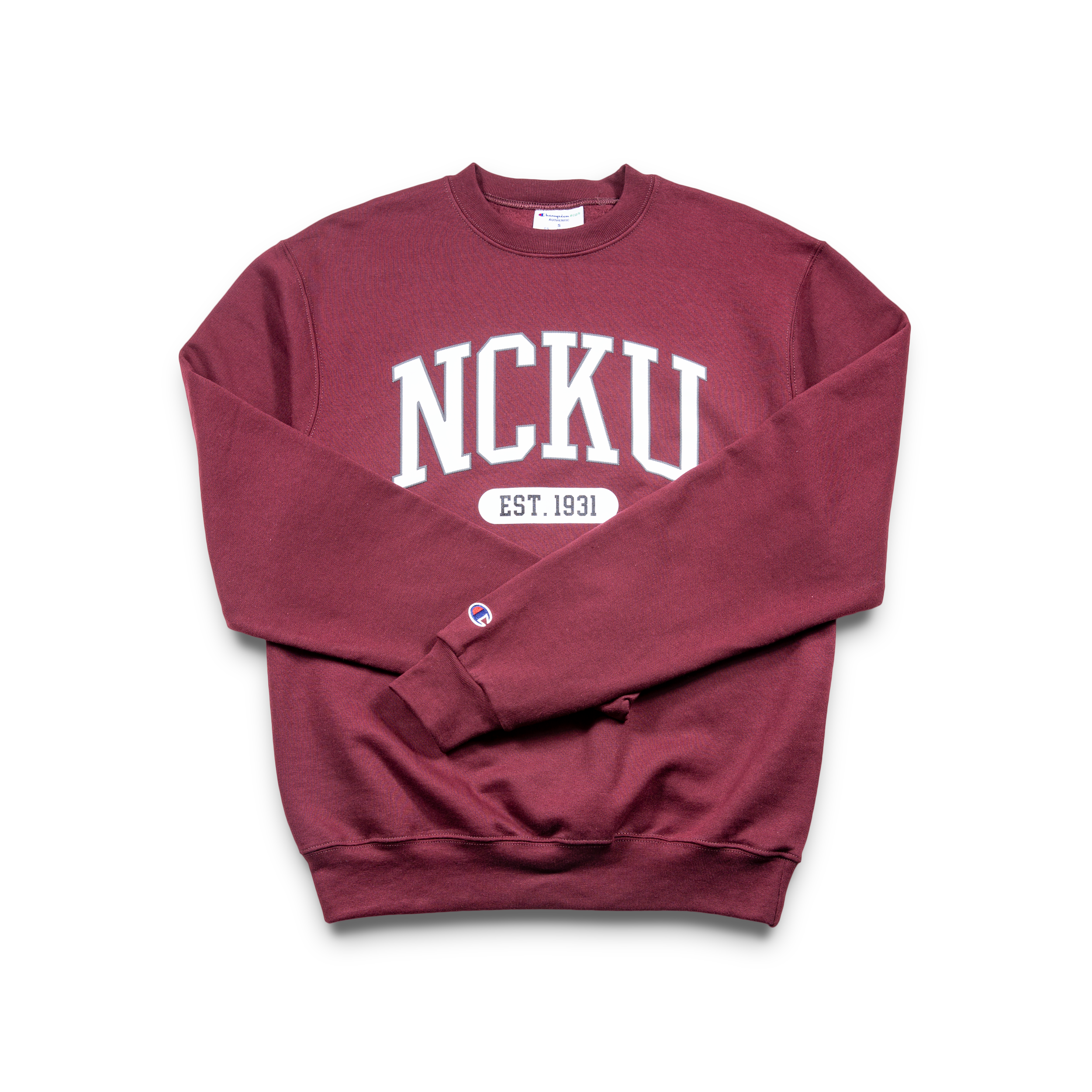 Champion® 成功大學 NCKU 立體大LOGO 大學T - (酒紅)