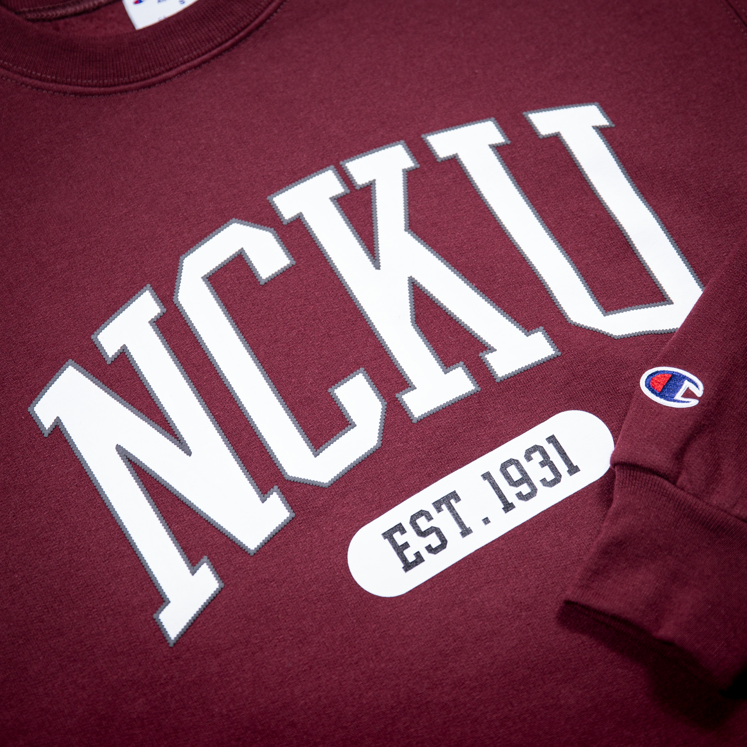 Champion® 成功大學 NCKU 立體大LOGO 大學T - (酒紅)