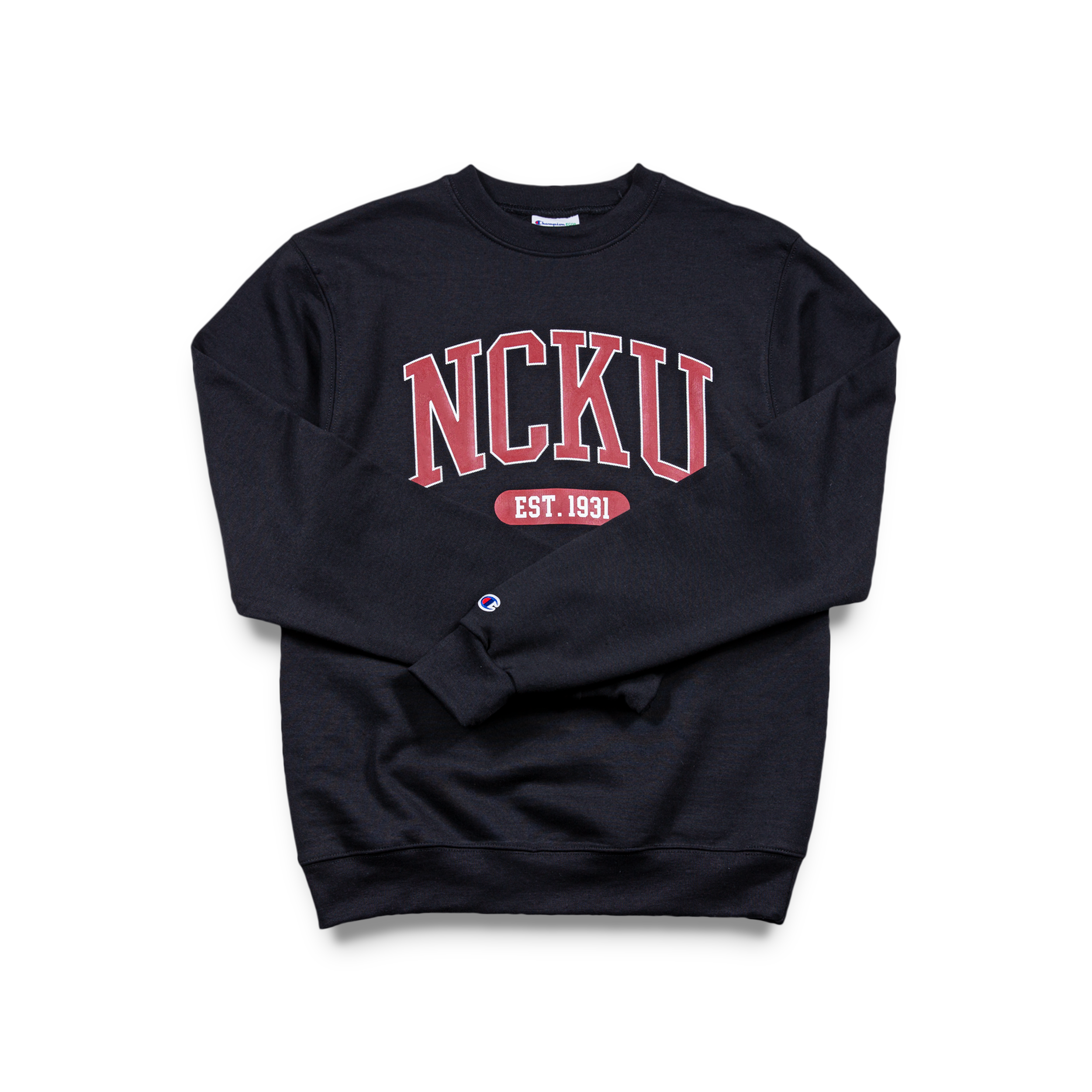 Champion® 成功大學 NCKU 立體大LOGO 大學T - (黑色)