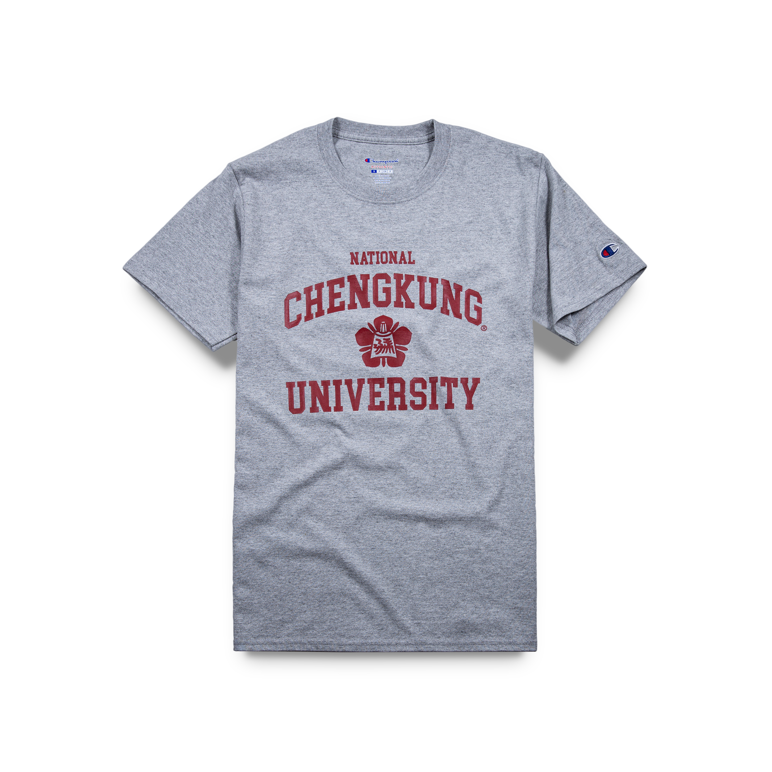 Champion® NCKU 成功大學 經典校徽款 T-Shirt (灰色)