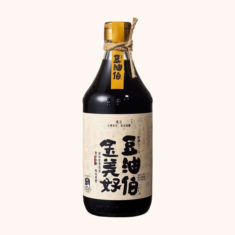 【May姐團購8/17-8/31】豆油伯金美好無添加糖釀造醬油500ml(黑豆醬油)