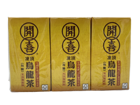 【開喜】凍頂烏龍茶有糖300ml(6入裝)