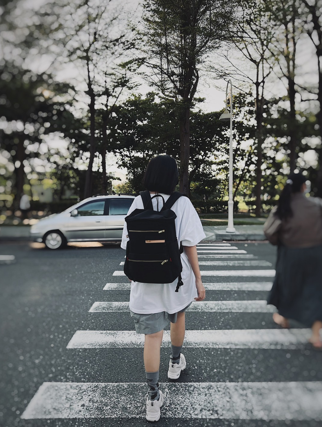 後背包 黑色包包 黑色包 戶外 休閒包 媽媽包 Soldier 軍風個性大開口後背包 satana SOS1771 黑色 KOL推薦 IG網紅 @evelynloveyou