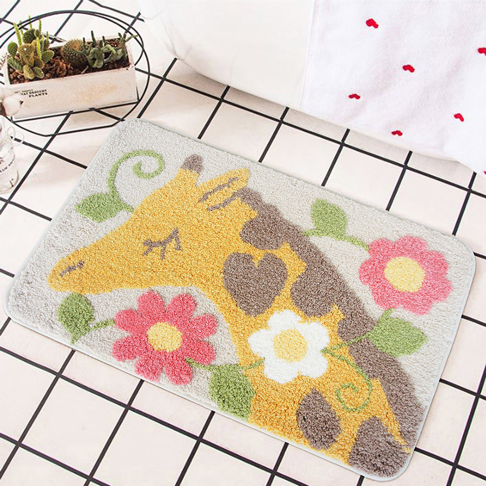 NORDIC針織風格踏墊(45x65cm)_長頸鹿