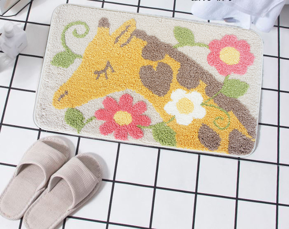 NORDIC針織風格踏墊(45x65cm)_長頸鹿