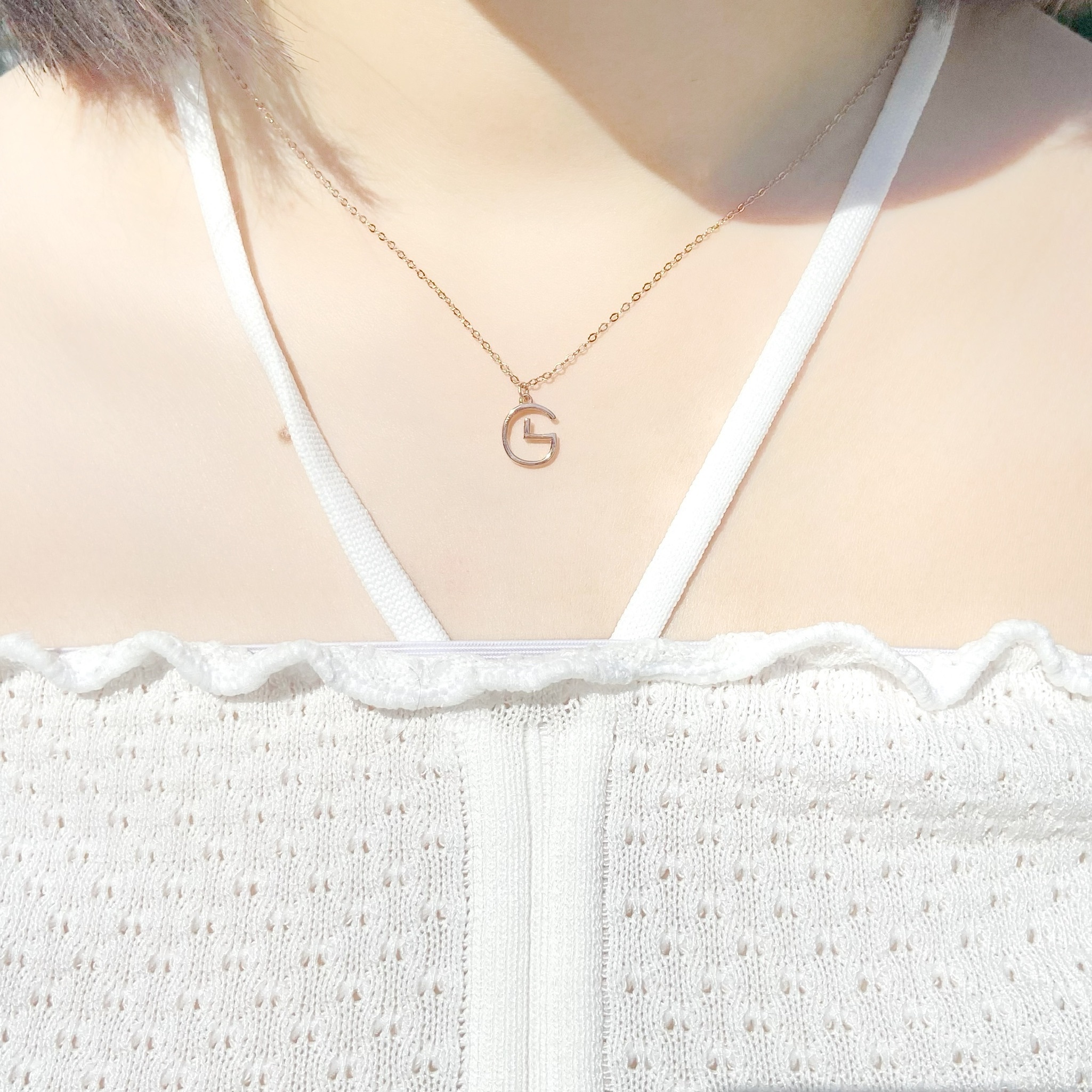 | 925 Silver・White Gold・Rose Gold | Worthy Moment Necklace（Silver / Rose Gold） | NE0514 |