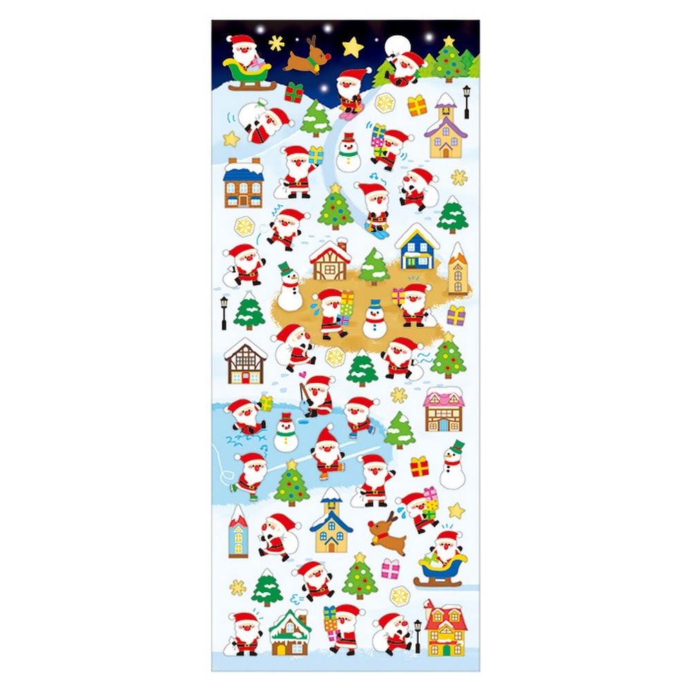 Mind Wave Christmas Sticker－Santa Village