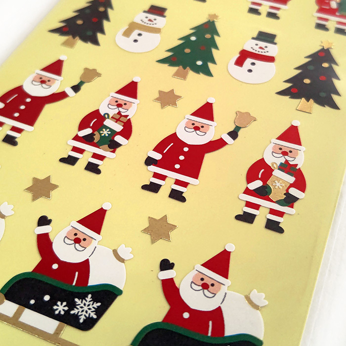 Mind Wave Christmas Sticker－Holiday Santa
