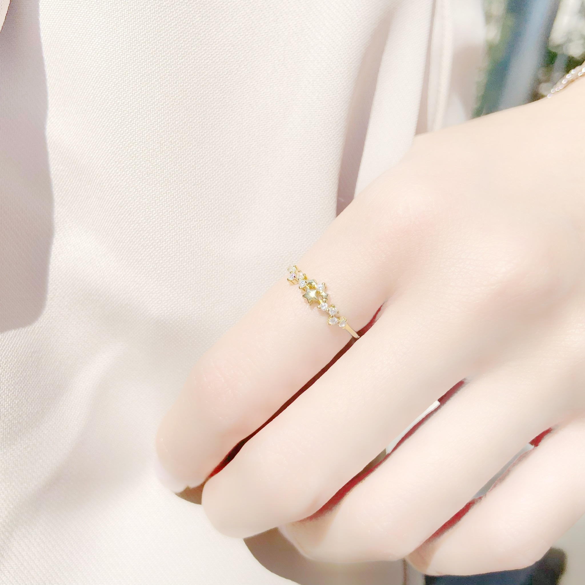 | 925純銀・ 14k金 | 星簇戒指 | RI0003 |