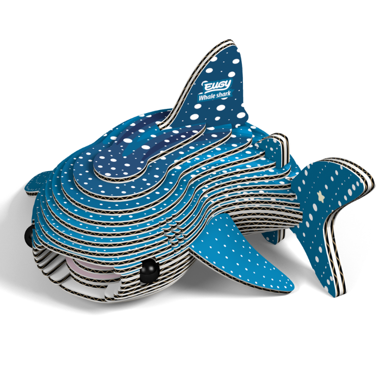 EUGY Whale 3D Cardboard Puzzle