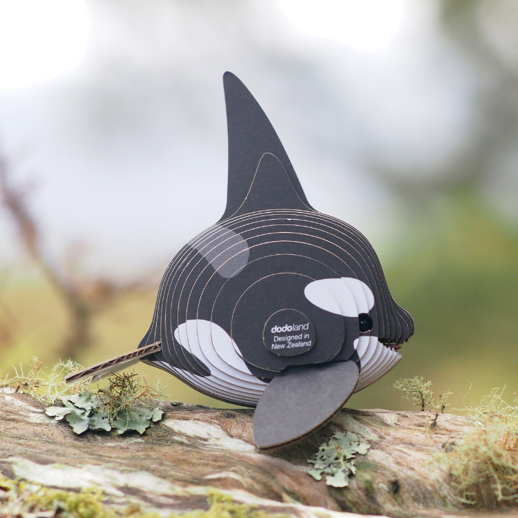 EUGY Orca 3D Cardboard Puzzle 