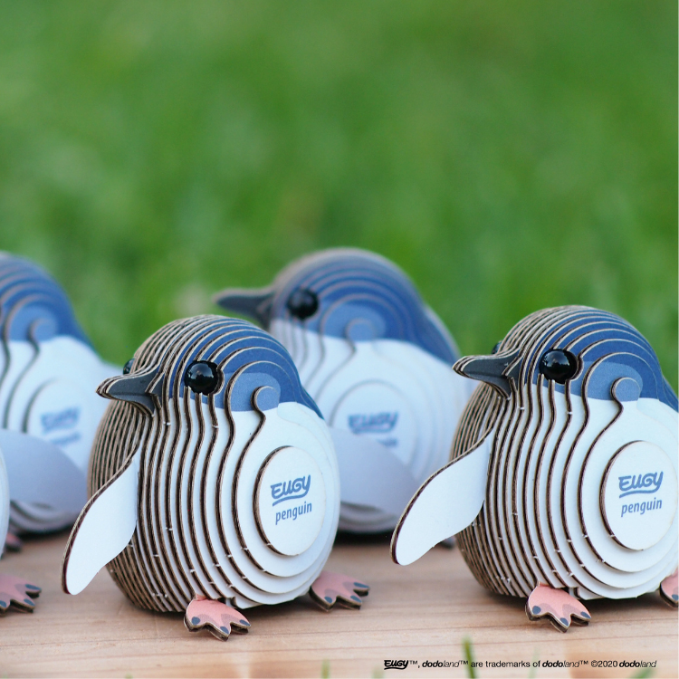 EUGY Penguin 3D Cardboard Puzzle