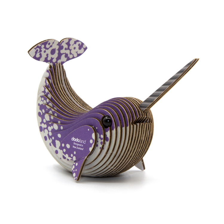 EUGY Narwhal 3D Cardboard Puzzle 