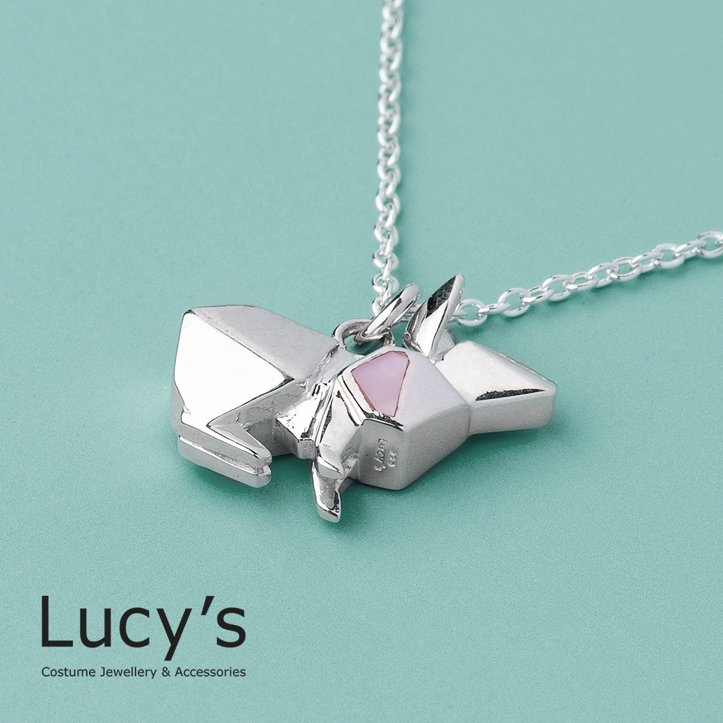 Lucys-摺紙系列｜925純銀兔子項鍊(99840)