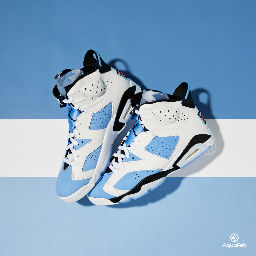 Nike Air Jordan 6 Retro 男北卡藍AJ6 休閒籃球鞋CT8529-410