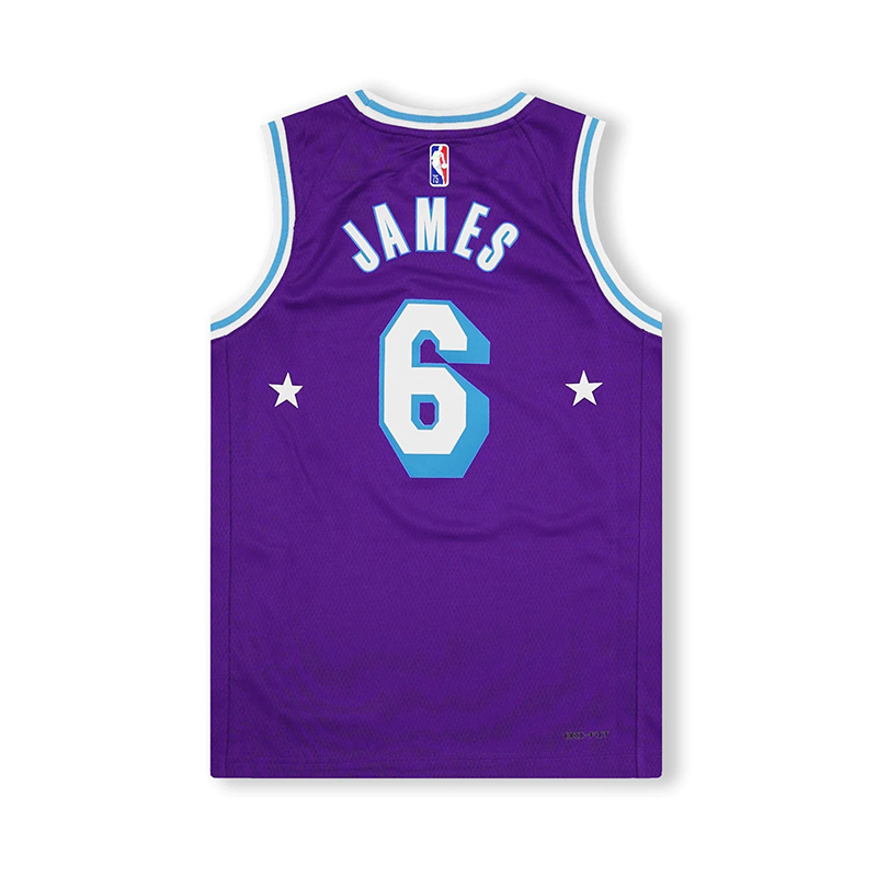 Nike Dri-FIT NBA Swingman Jersey CITY EDITION  LeBron James 洛杉磯湖人隊 6號球衣 男款 DB4032-506 [EW]