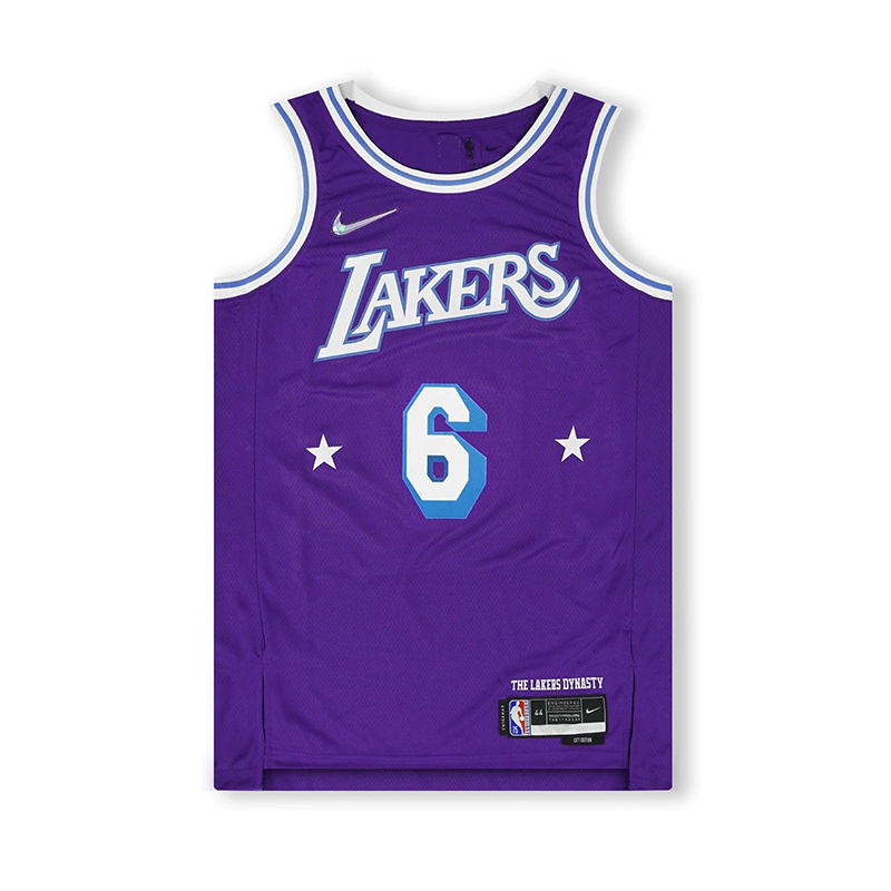 Nike Dri-FIT NBA Swingman Jersey CITY EDITION  LeBron James 洛杉磯湖人隊 6號球衣 男款 DB4032-506 [EW]