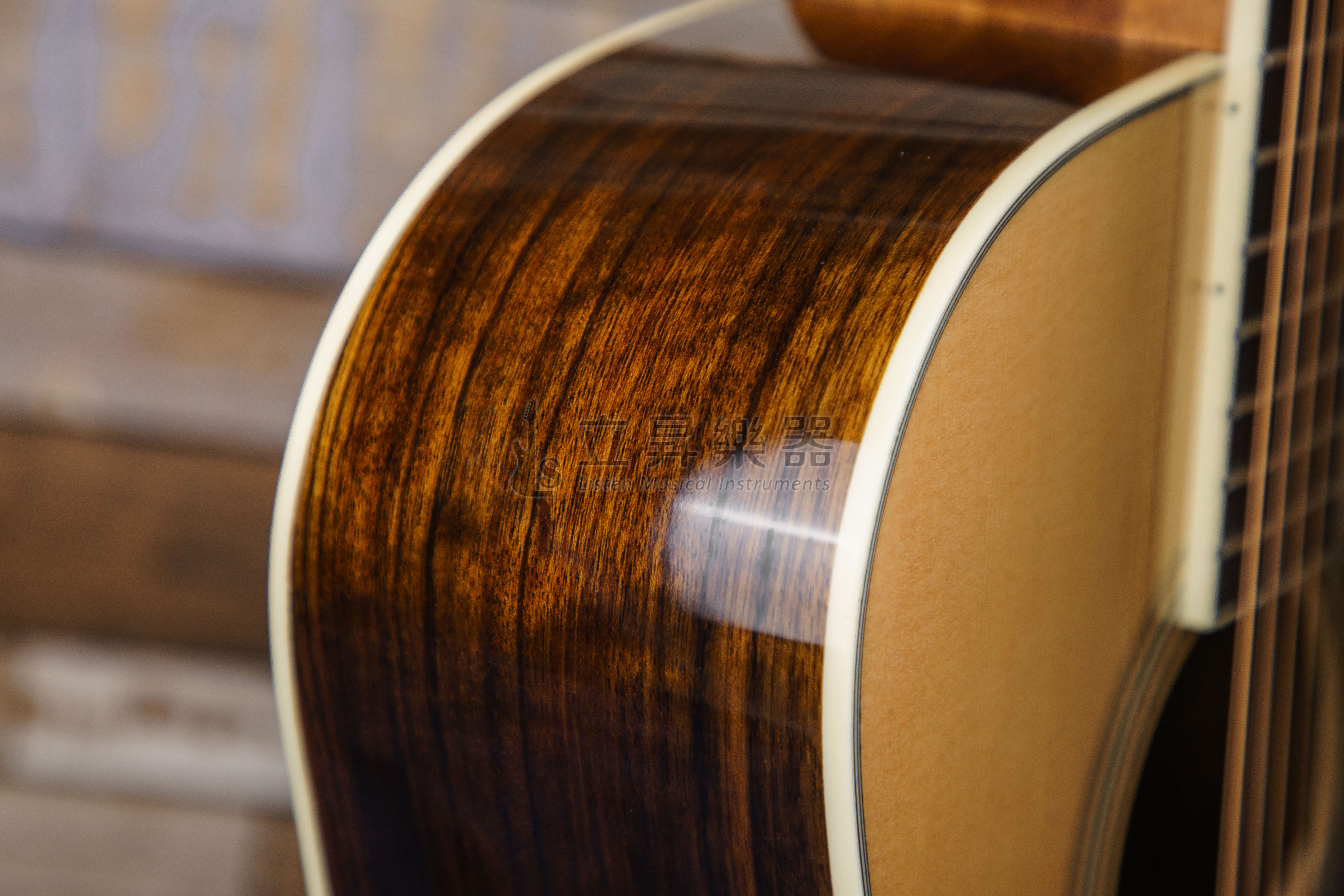 PukanaLa PG-OVC 41吋 GA桶 黑桃木側背板 全單板木吉他 第 4 張圖片｜三峽烏克麗麗