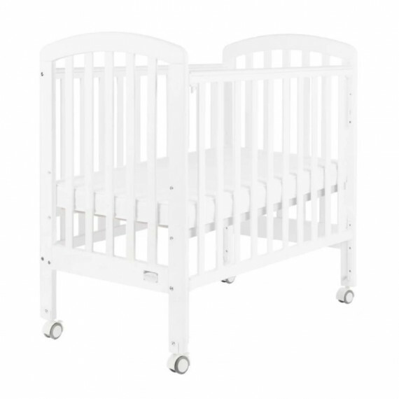 Baby Star Medi 嬰兒木床 包括3” 床褥 – 白色 / 紐西蘭松木