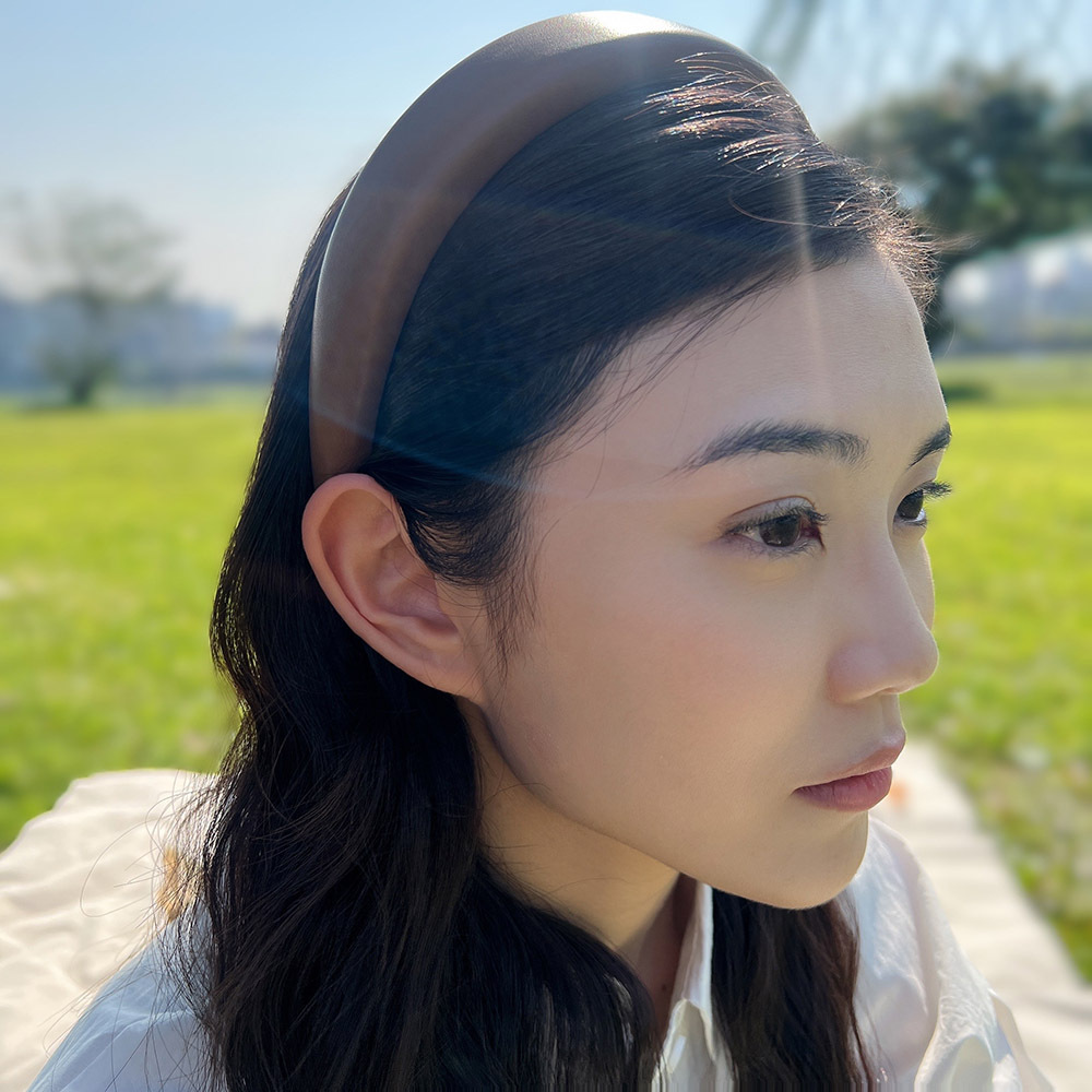 [SALE]簡約皮革素面髮箍 PizzaCutFive PCF221654011