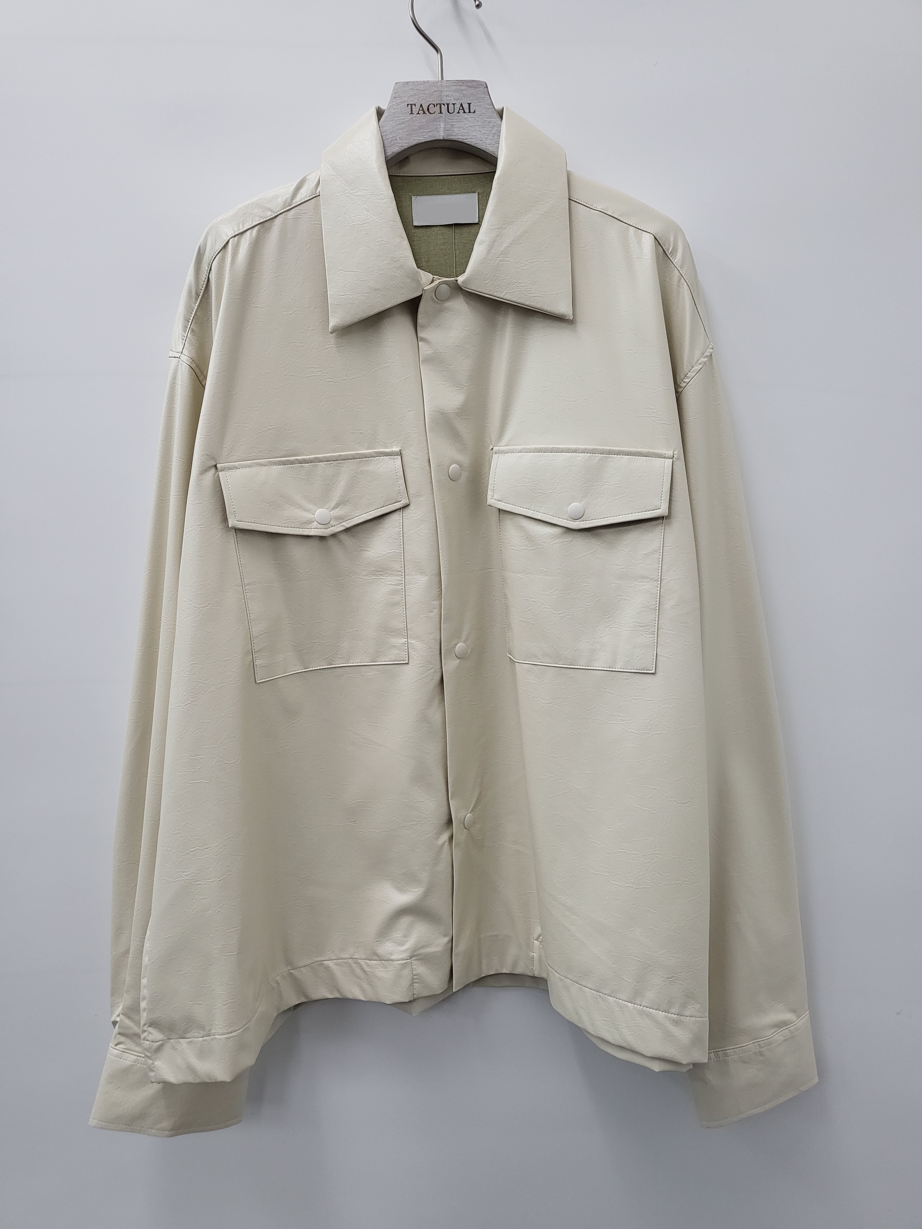 米色合成皮恤(瑕疵品)