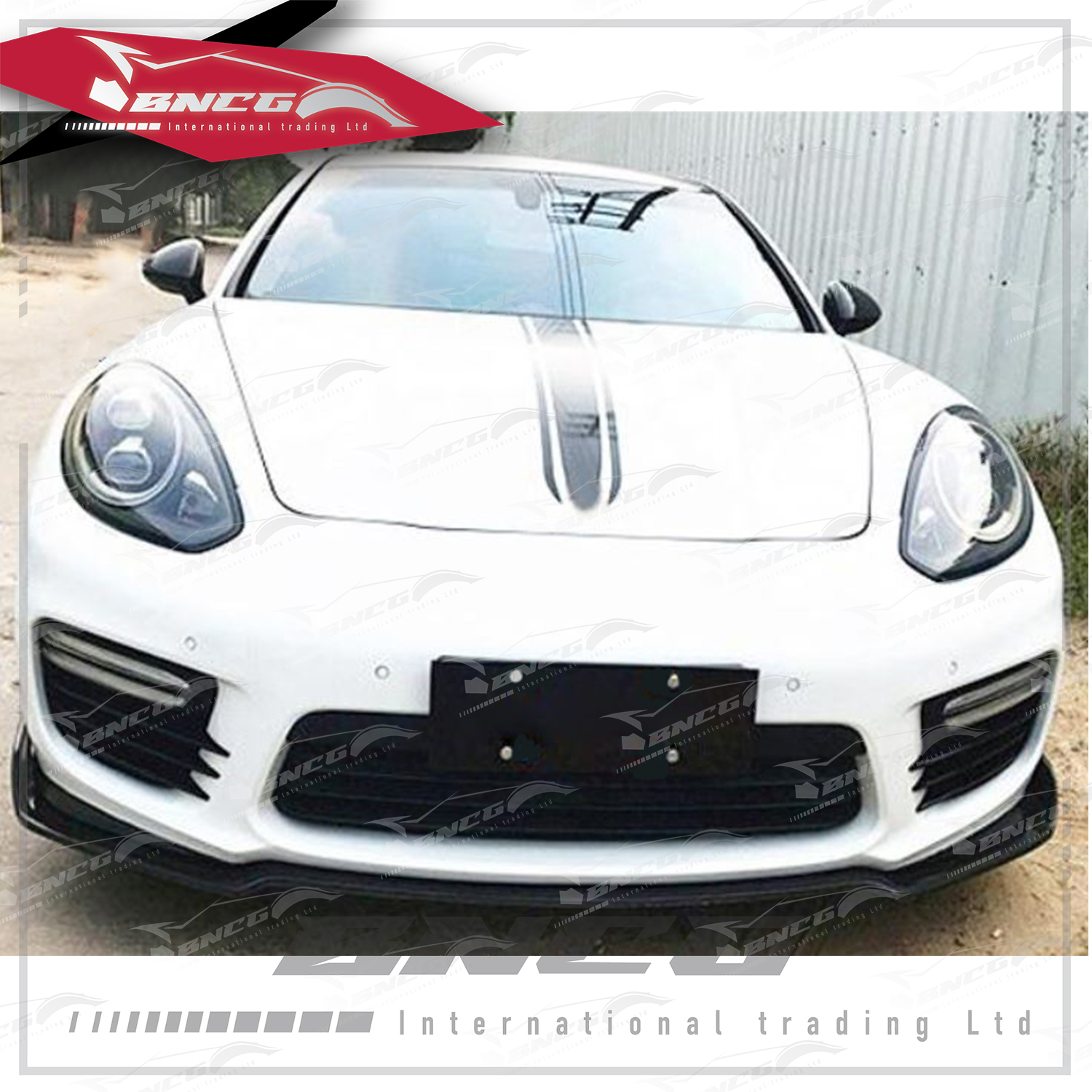 保時捷 Porsche Panamera 14-16年式 改裝 卡夢 碳纖維 外觀件 空力套件 前下巴 前導流