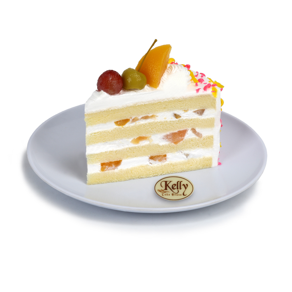 Fresh Cream Fruit Cocktail Cake