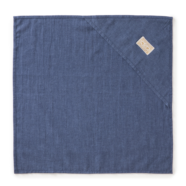 中川政七-潑水加工便當包巾/深藍
