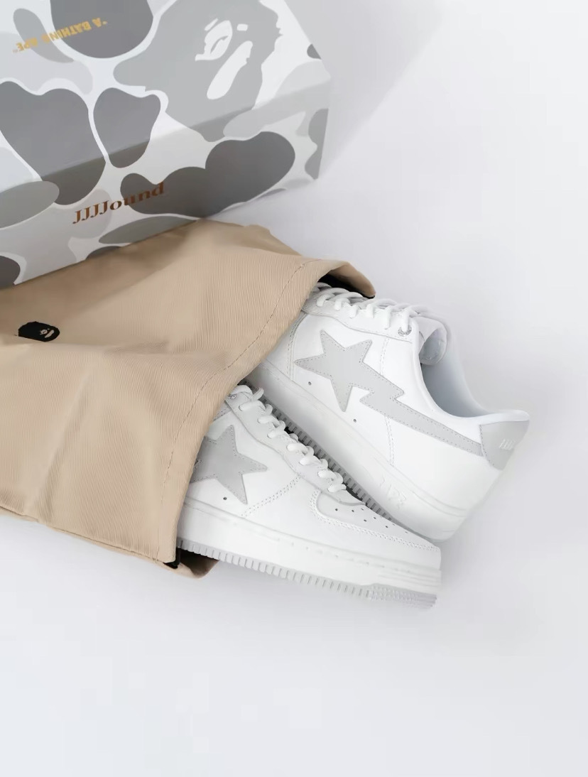 JJJJOUND X A BATHING APE BAPE STA 白灰男款 (1H73-191-921)