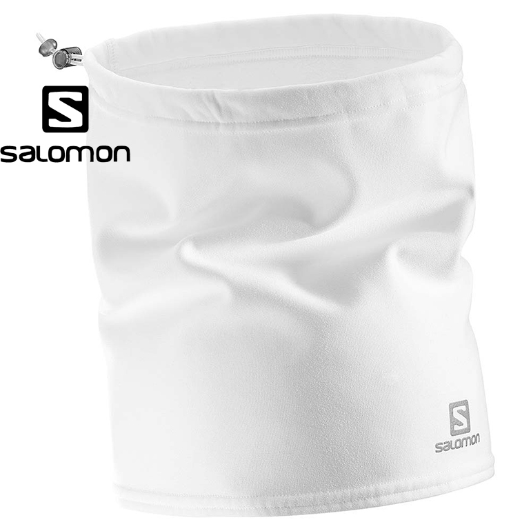 Salomon 法國 Momentum Tube 護頸帽 白 舒適/保暖/頸部防護 41SL126189