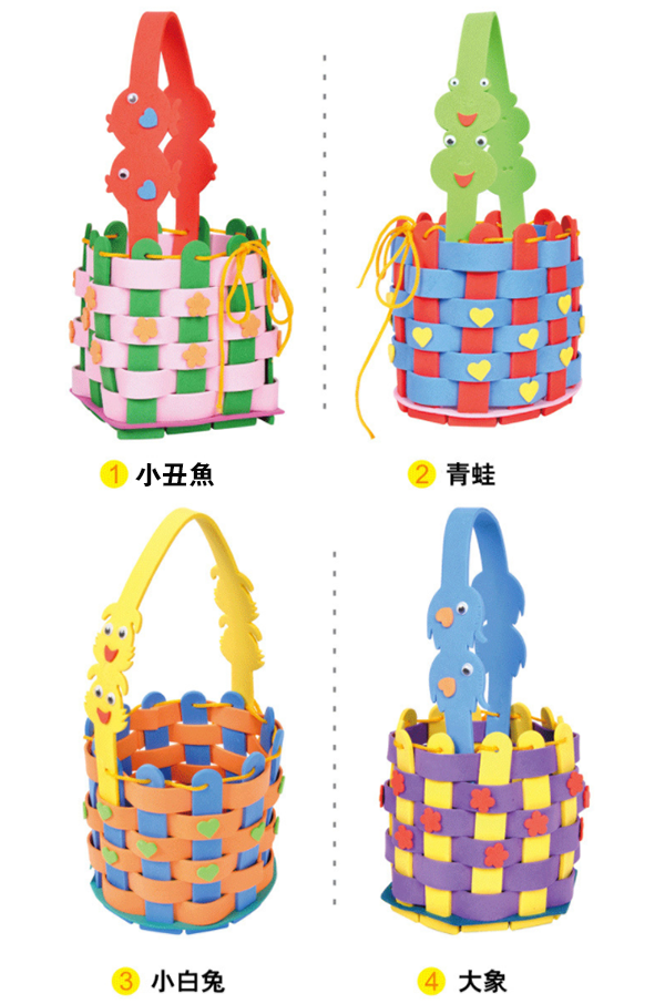 現貨區 DIY編織花籃材料包 M5736