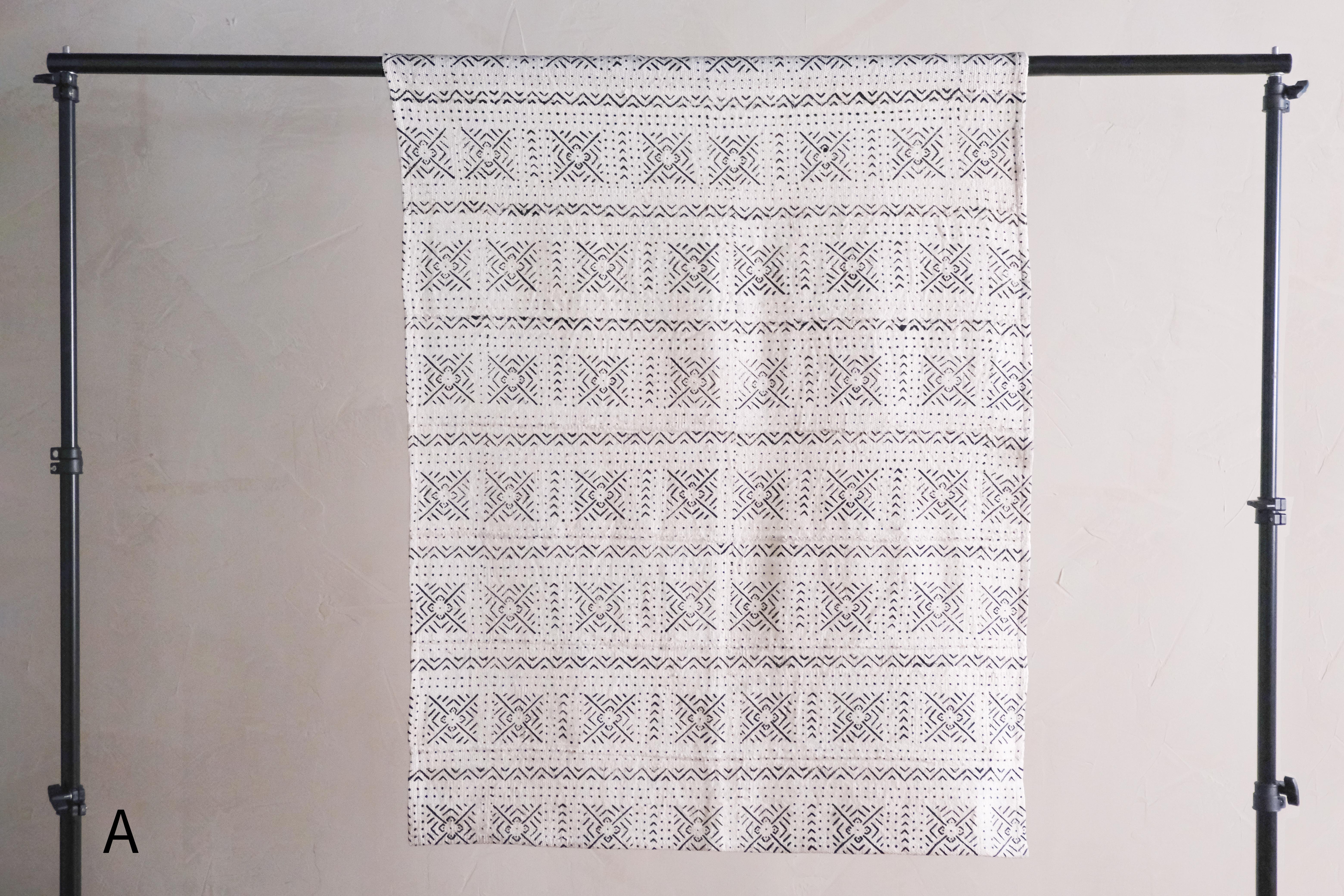 泥染掛布｜棉白色系｜馬利