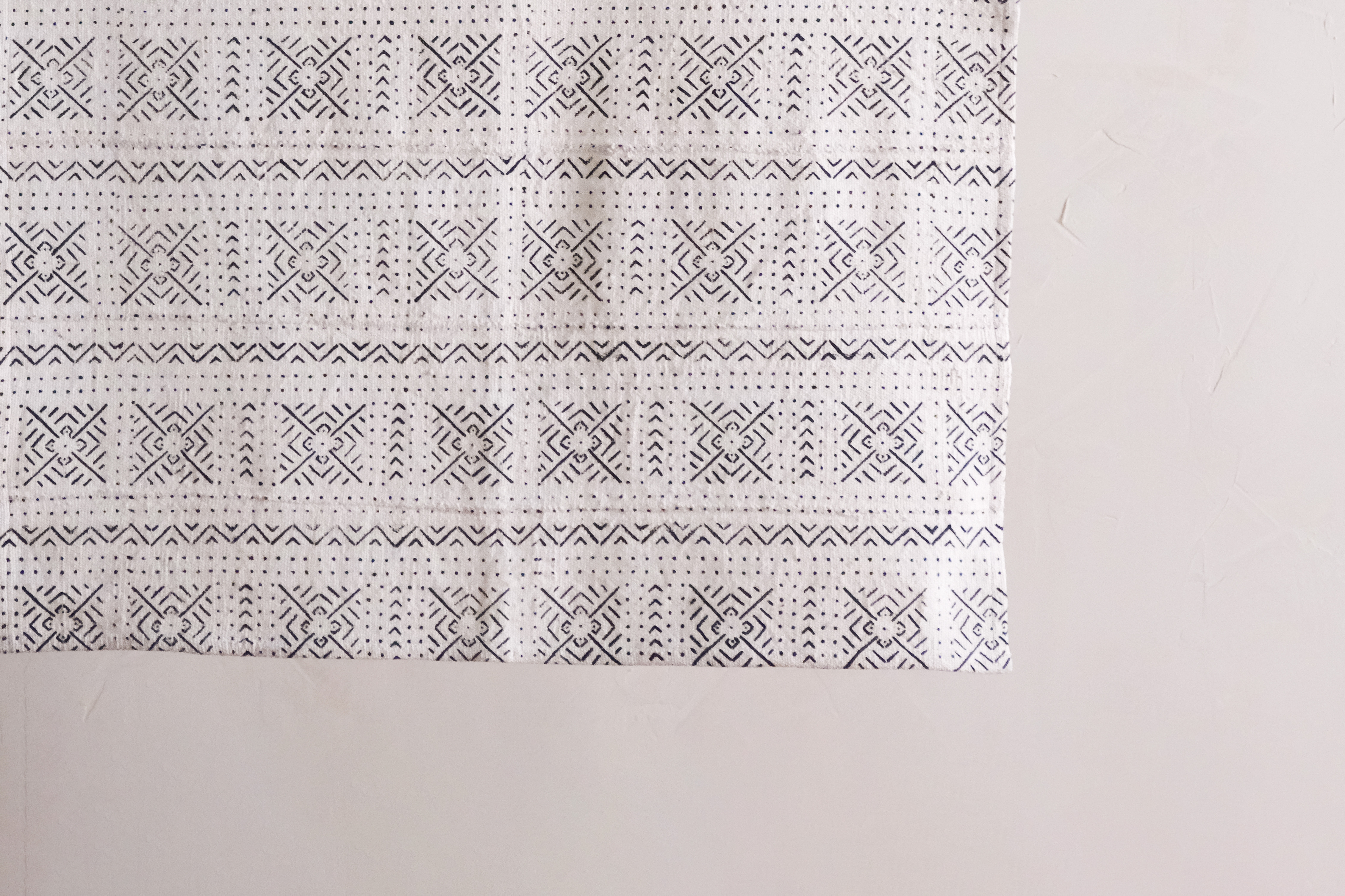 泥染掛布｜棉白色系｜馬利