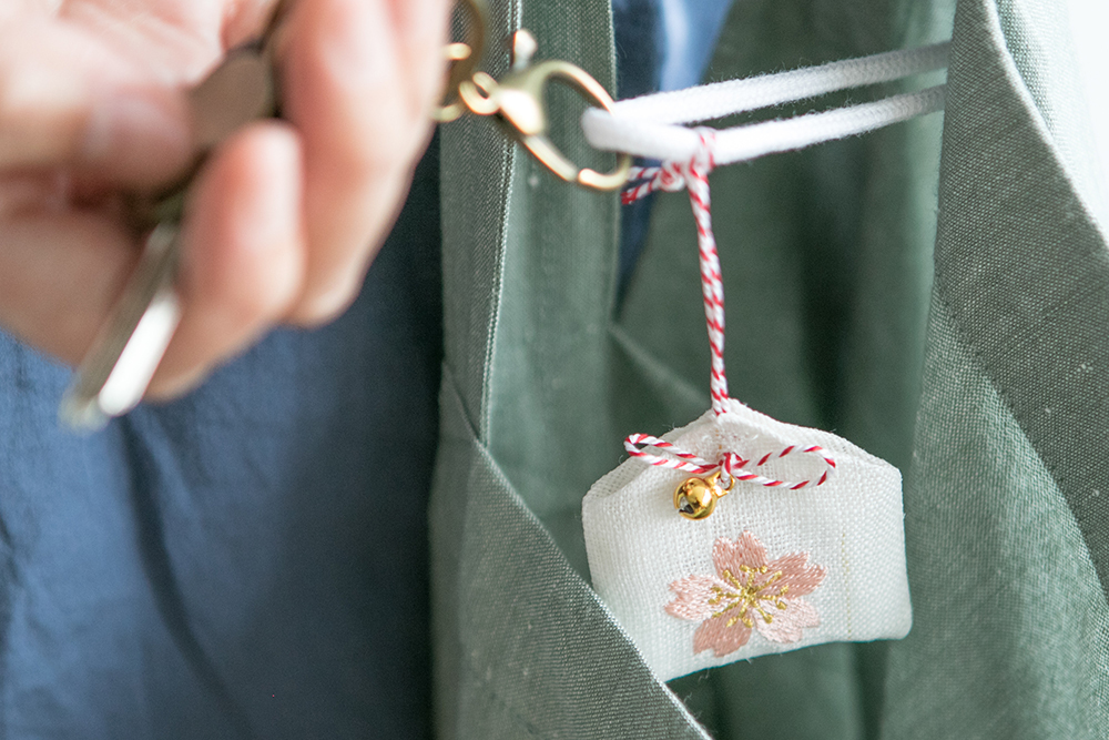 中川政七-櫻花香御守 晒