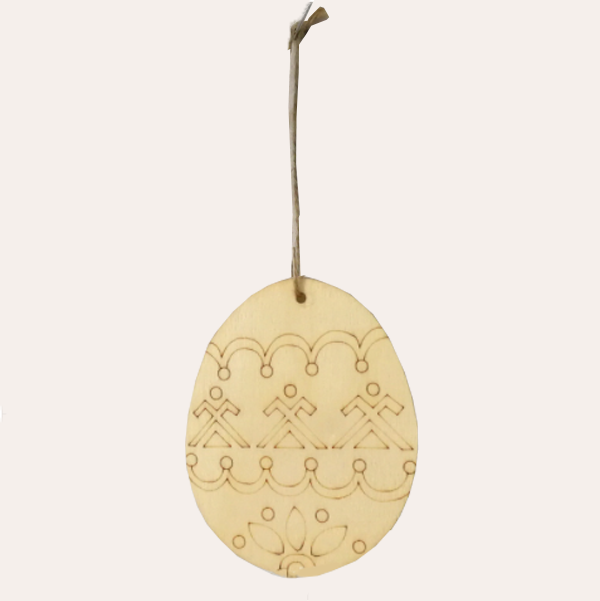 DIY復活節塗色彩蛋掛飾  (4PCS) JM00999