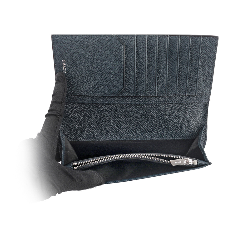 【BALLY】TALIRO防刮牛皮對開長夾