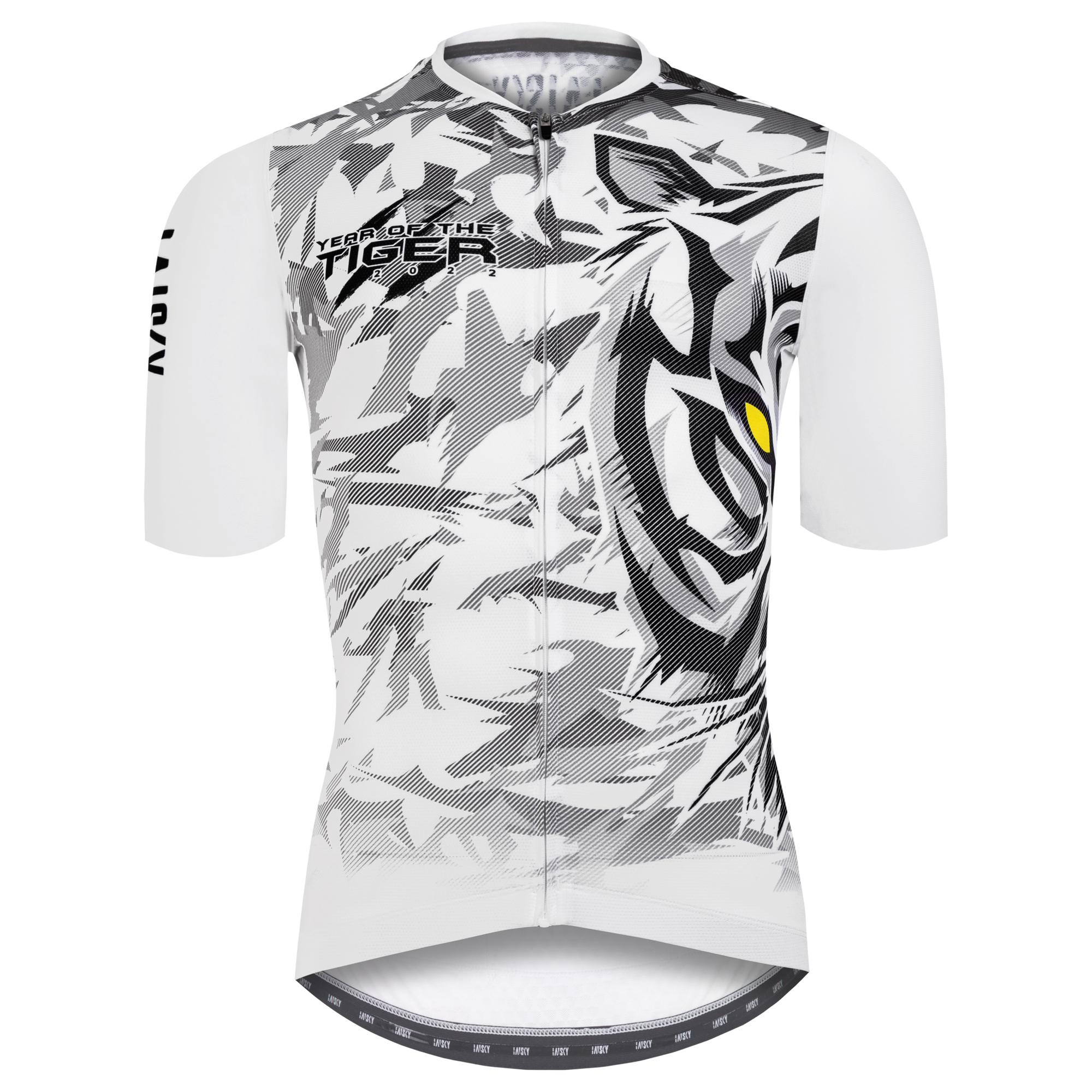 男款空力短車衣 虎威 白