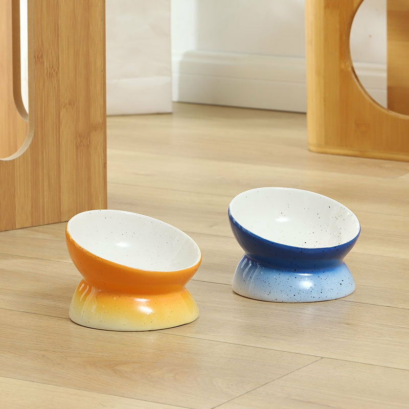 ELITE星空点点高脚宠物碗