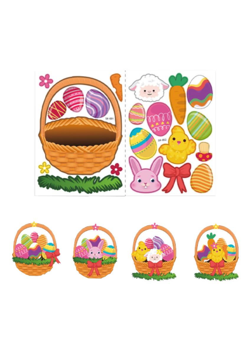 DIY復活節彩籃裝飾材料包 SR001
