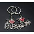 現貨區 我愛爸爸媽媽”創意鑰匙扣 2-048