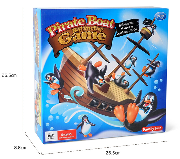 現貨區 企鵝平衡海盜船KDX33