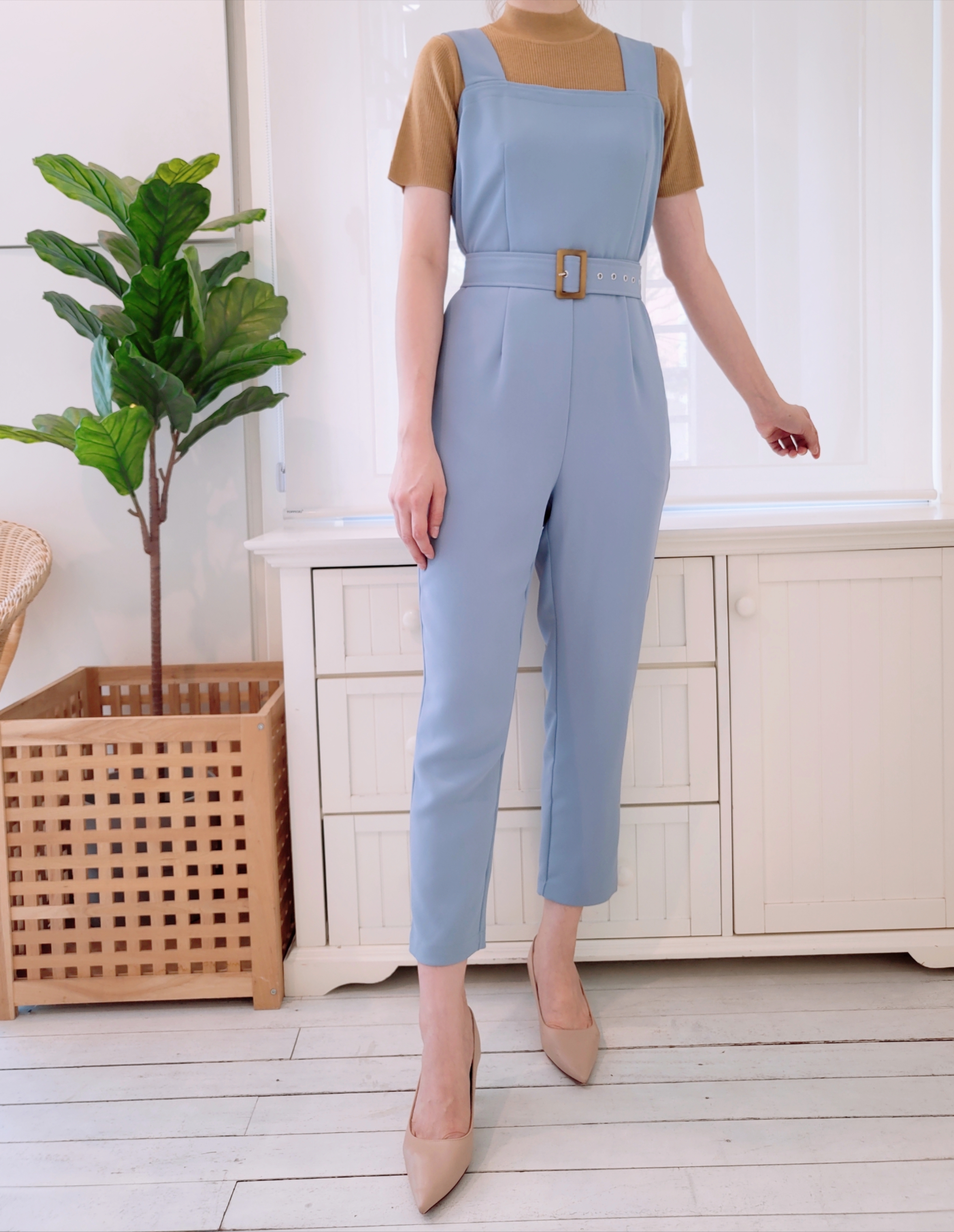 STRAP LONG JUMPSUIT (EXCLUDED INNER)