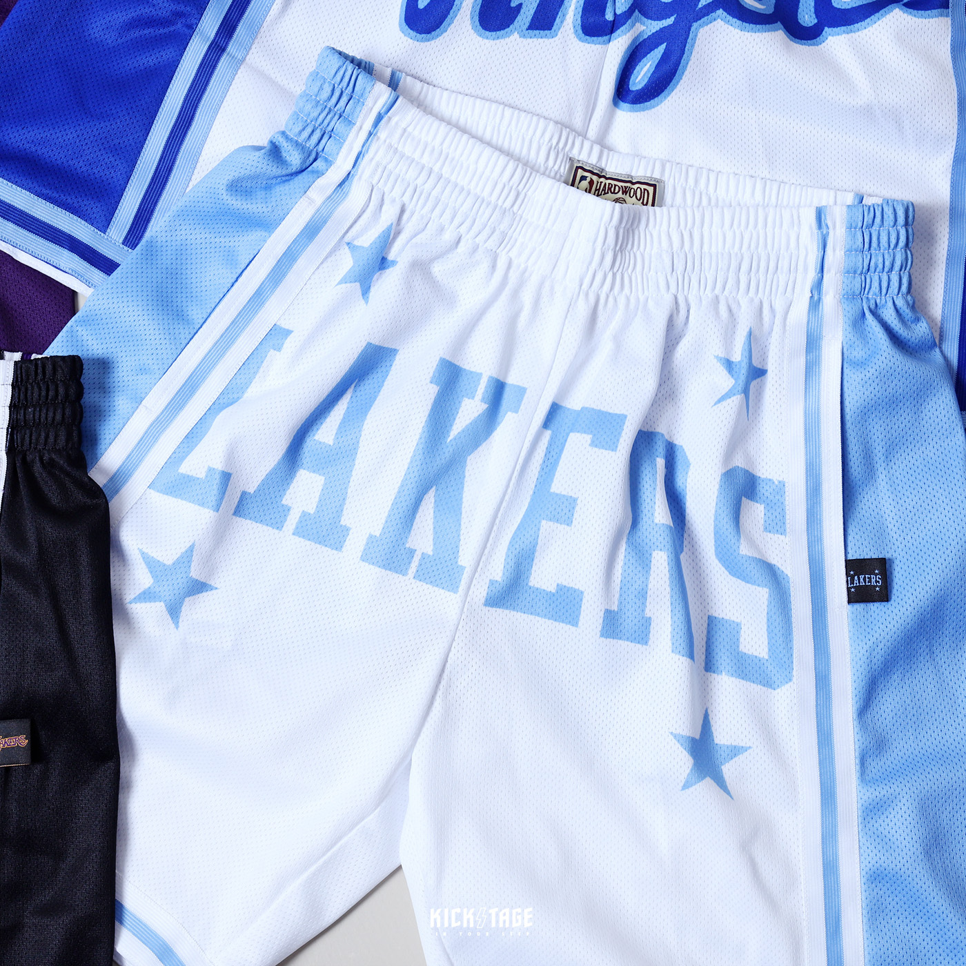 公式通販 - 人気アイテム多数 Face Big NBA M&N NESS & MITCHELL Short 洛杉磯湖人 LAKERS LA ウェア