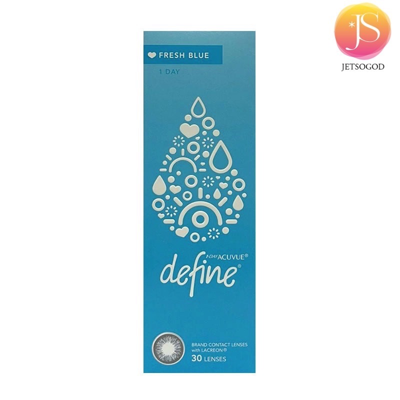 (減價)1 • DAY ACUVUE® DEFINE™ (FRESH BLUE 魅惑藍)(行貨)(已停產)