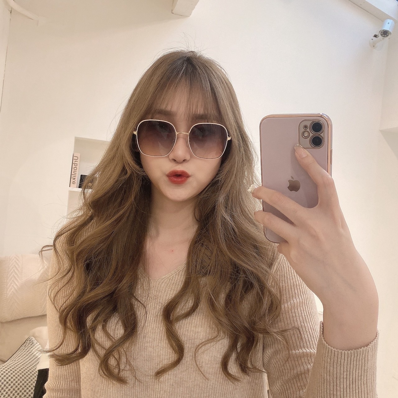 S01676386通透感金屬邊墨鏡/四色