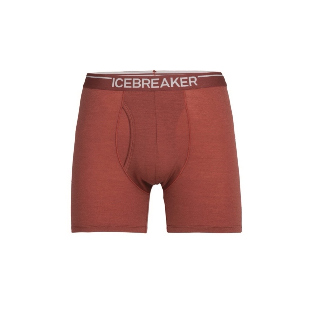 icebreaker Anatomica 羊毛開口四角內褲-BF150-紫羅蘭紅 男生