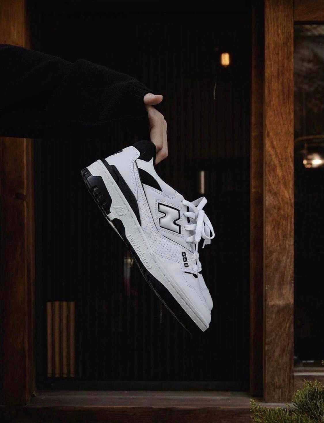 New Balance 550 白黑  男鞋