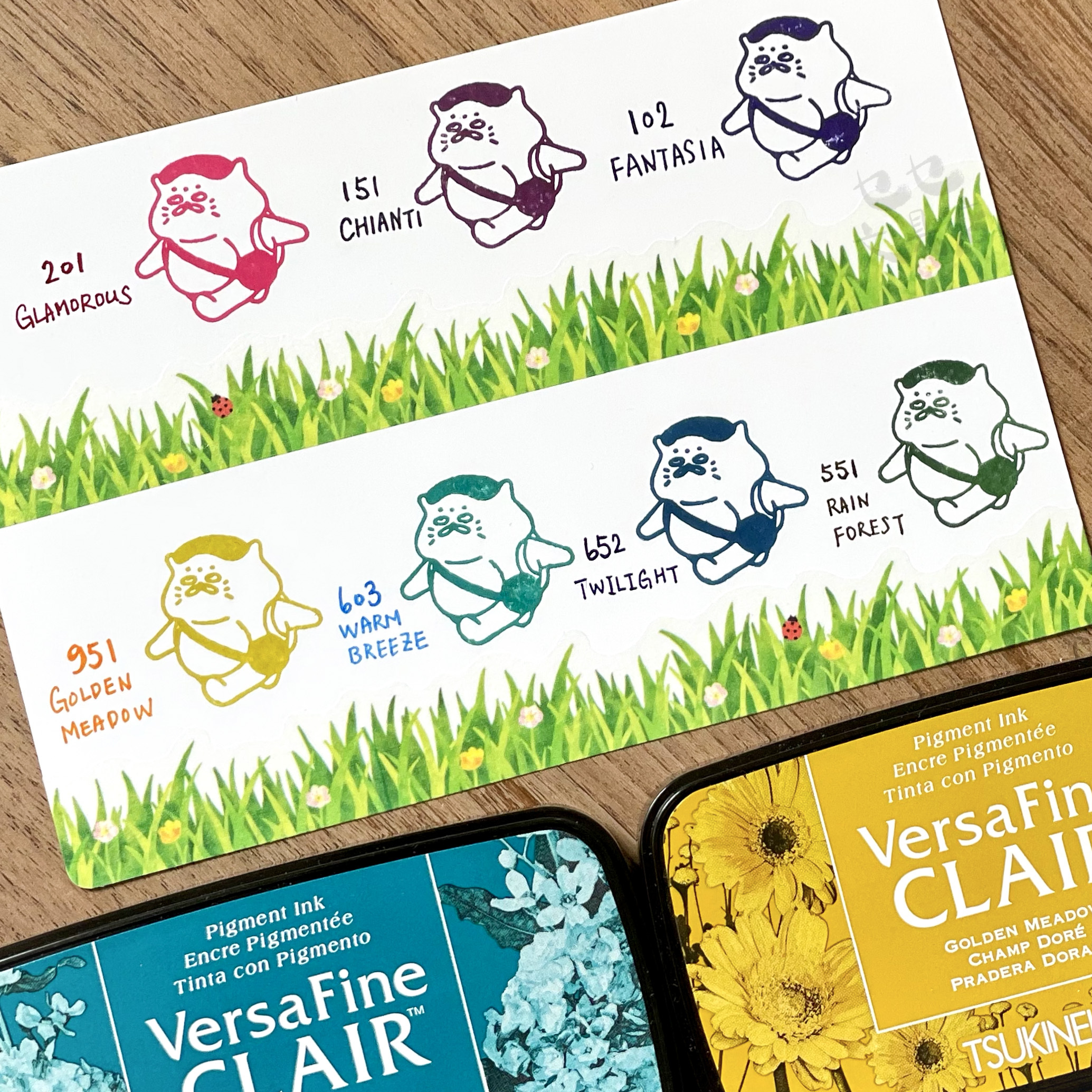 Tsukineko Stamp Pad－Versafine CLAIR Series (Japanese Stationery Brand)
