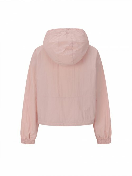 Discovery 大口袋 短版 女 風衣 夾克 外套 粉色 DWWJ92023-PKS