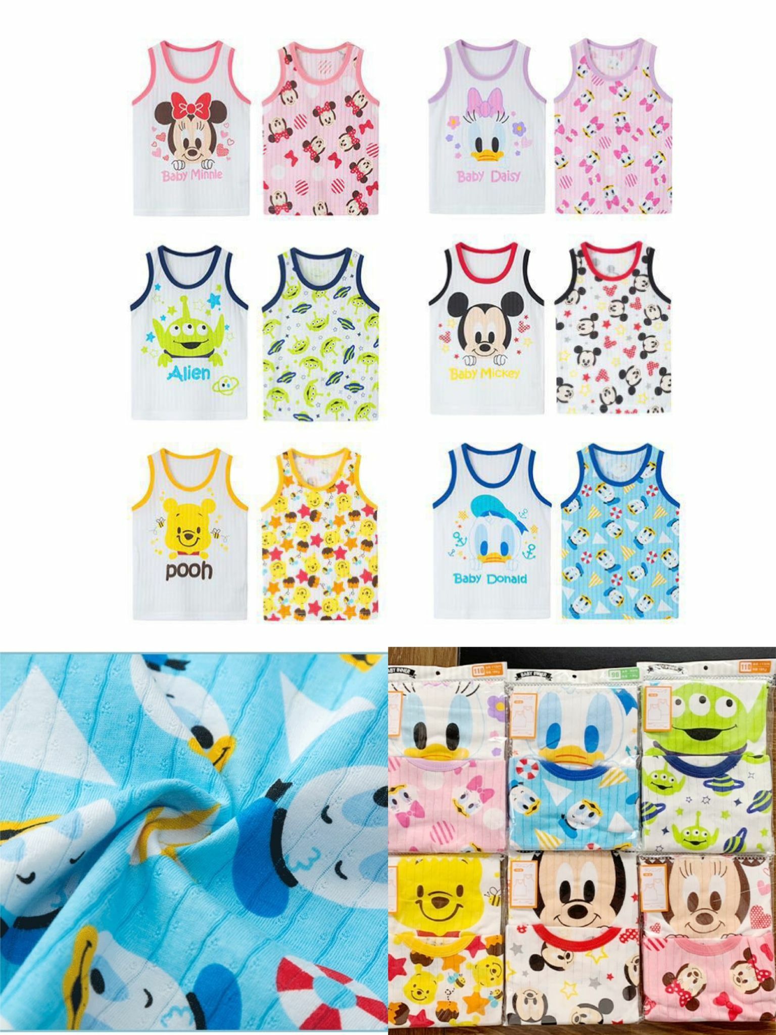 🔸日本迪士尼背心(2枚入)